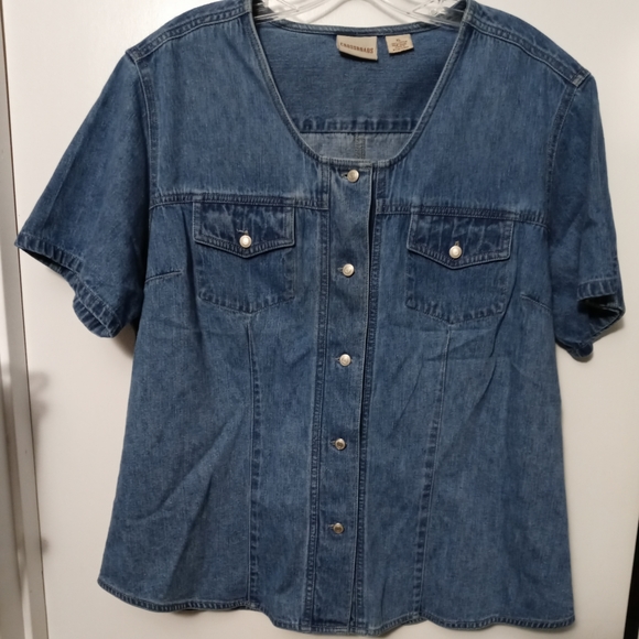 🌅🐎 CROSSROADS WOMEN JEAN TOP. - Picture 7 of 8